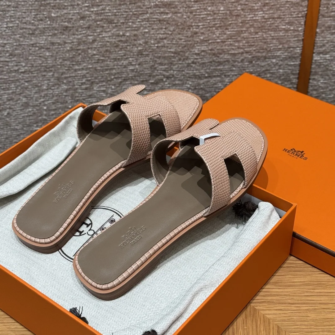 에르메스 오란 도마뱀가죽 샌들 상세 이미지 2