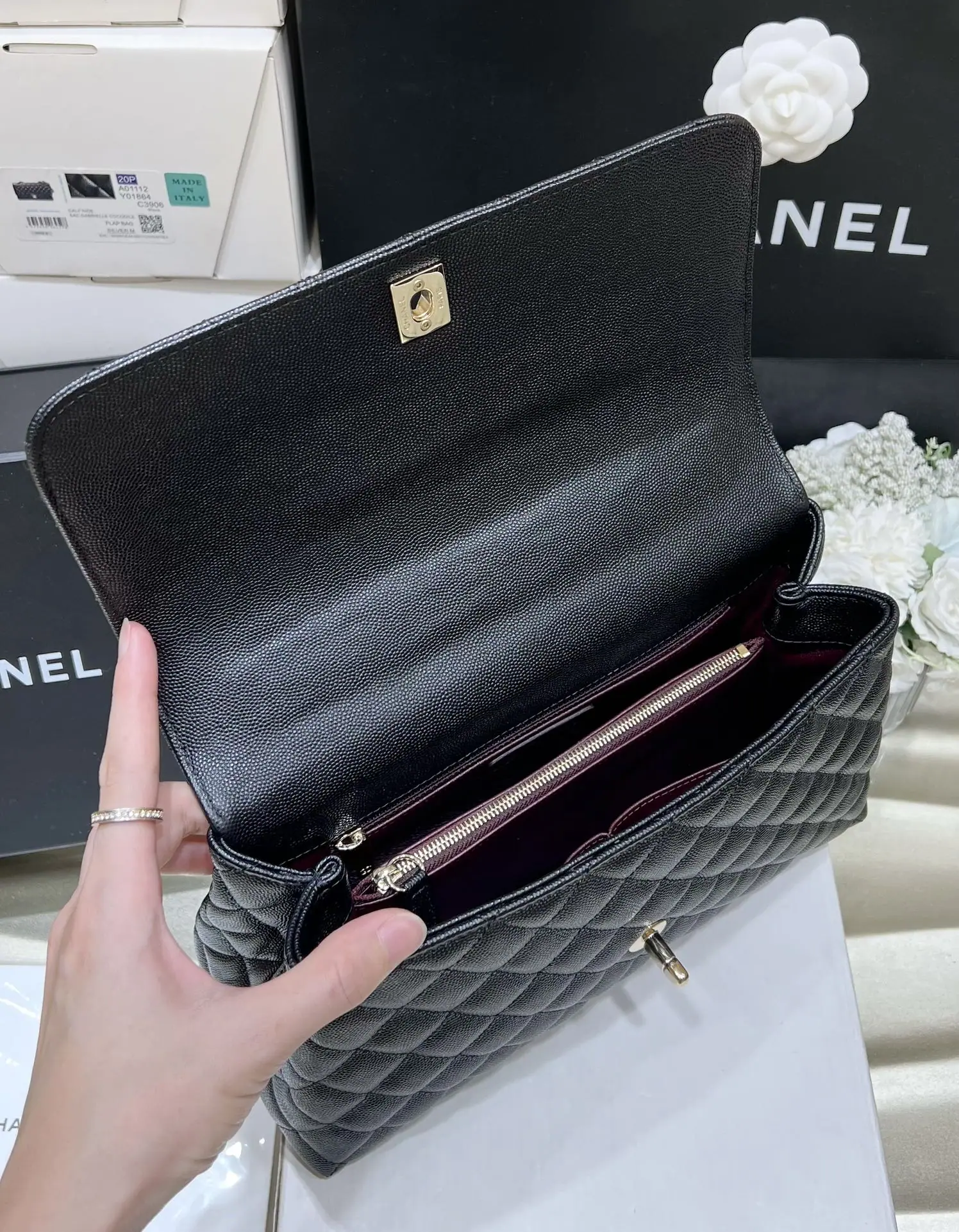 샤넬 클래식 코코 핸들 가방 A92993 상세 이미지 6