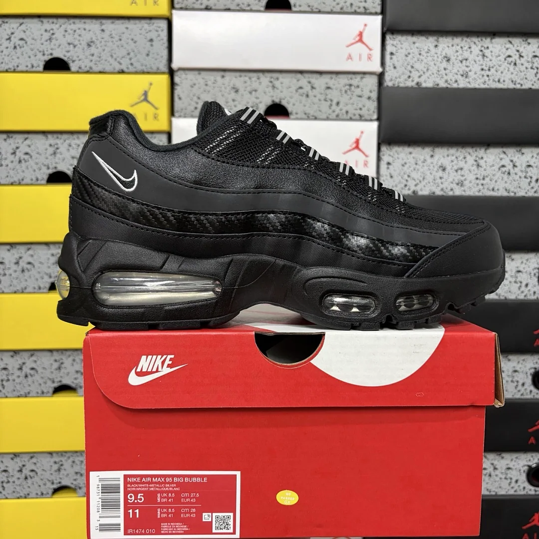 나이키 [GX] 에어 맥스 95 IR1474-010 201774 Nike Air Max 95 Big Bubble Black Carbon