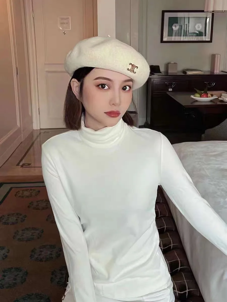 셀린느 울 베레모 모자 상세 이미지 1