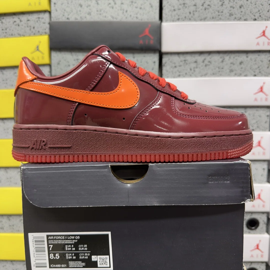 나이키 [G] 에어 포스 1 로우 IO4489-601 201893 Nike Air Force 1 Low Patent Leather Dark