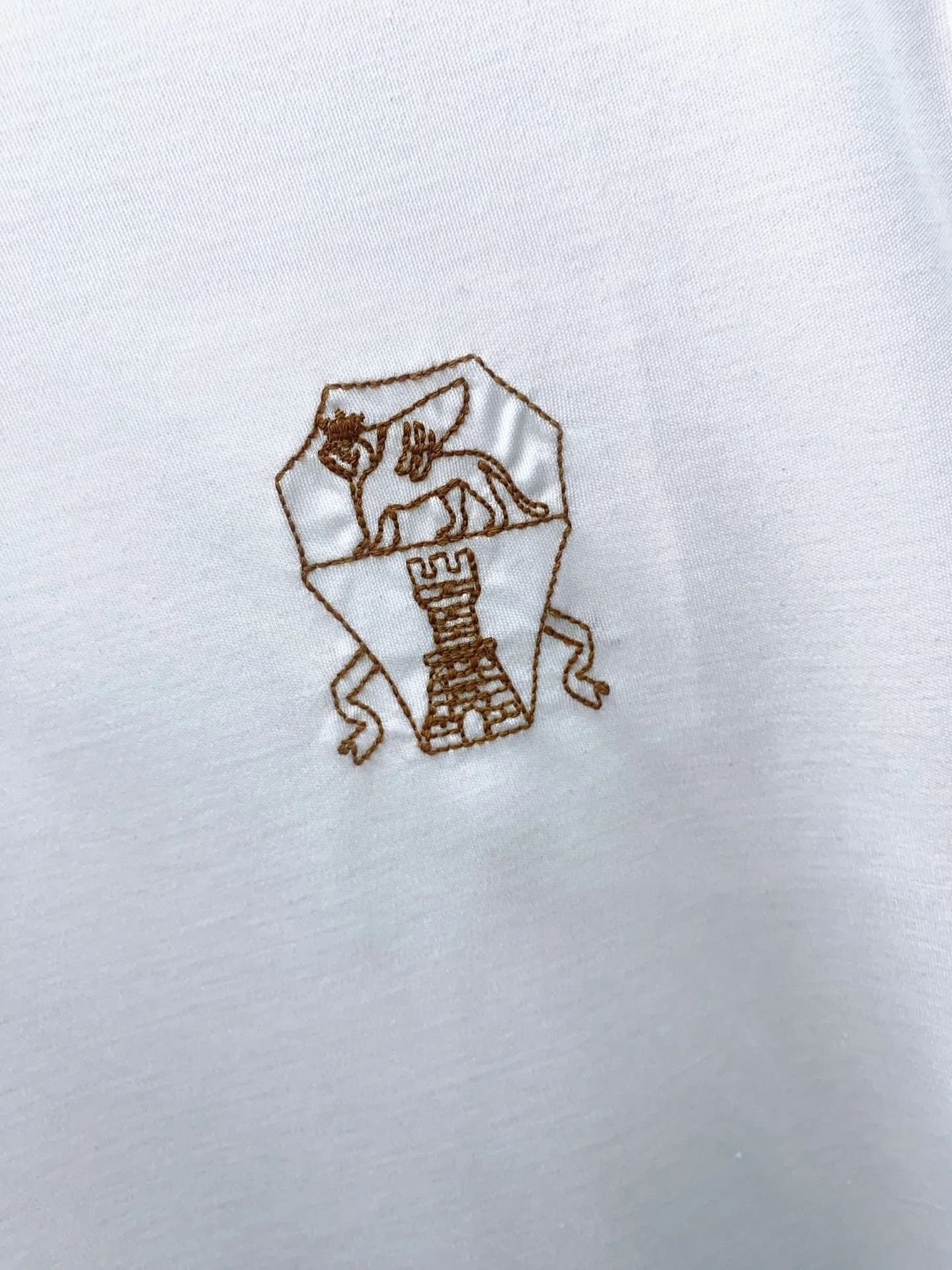 브루넬로쿠치넬리 라운드넥 코튼 반팔 티셔츠 상세 이미지 6