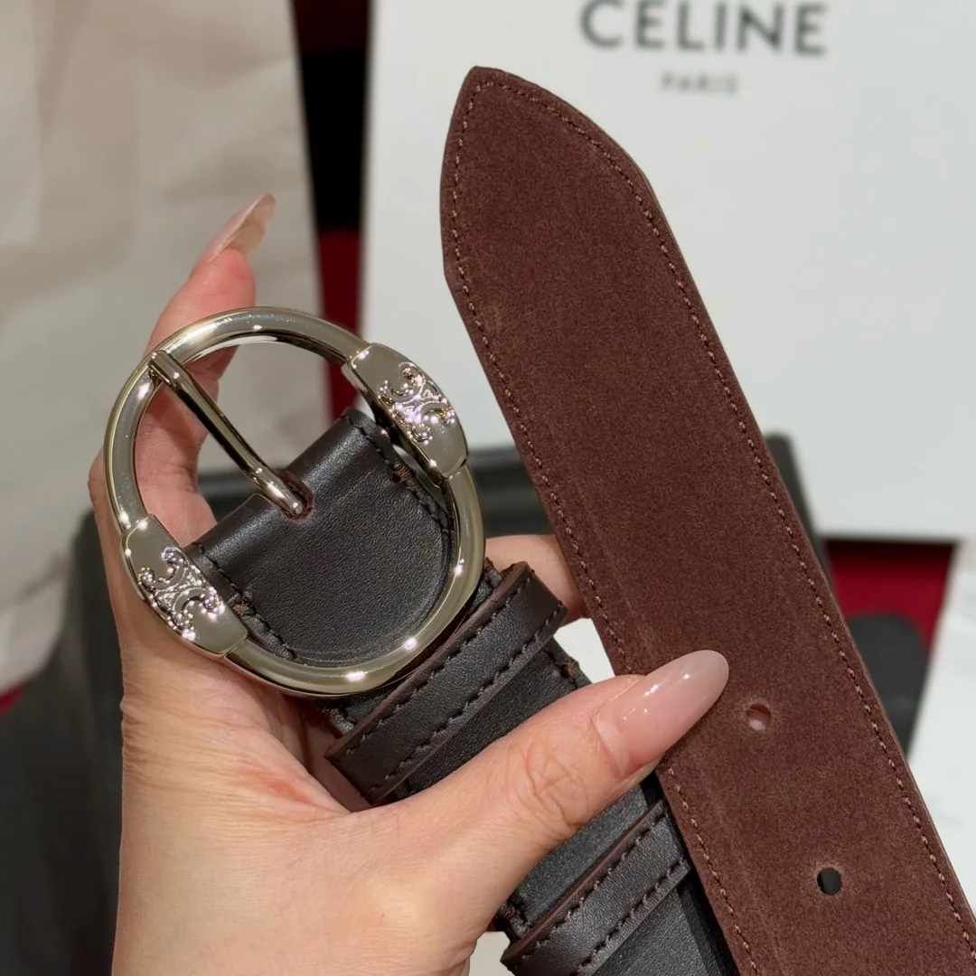셀린느 트윈 트림 소가죽 벨트 상세 이미지 9