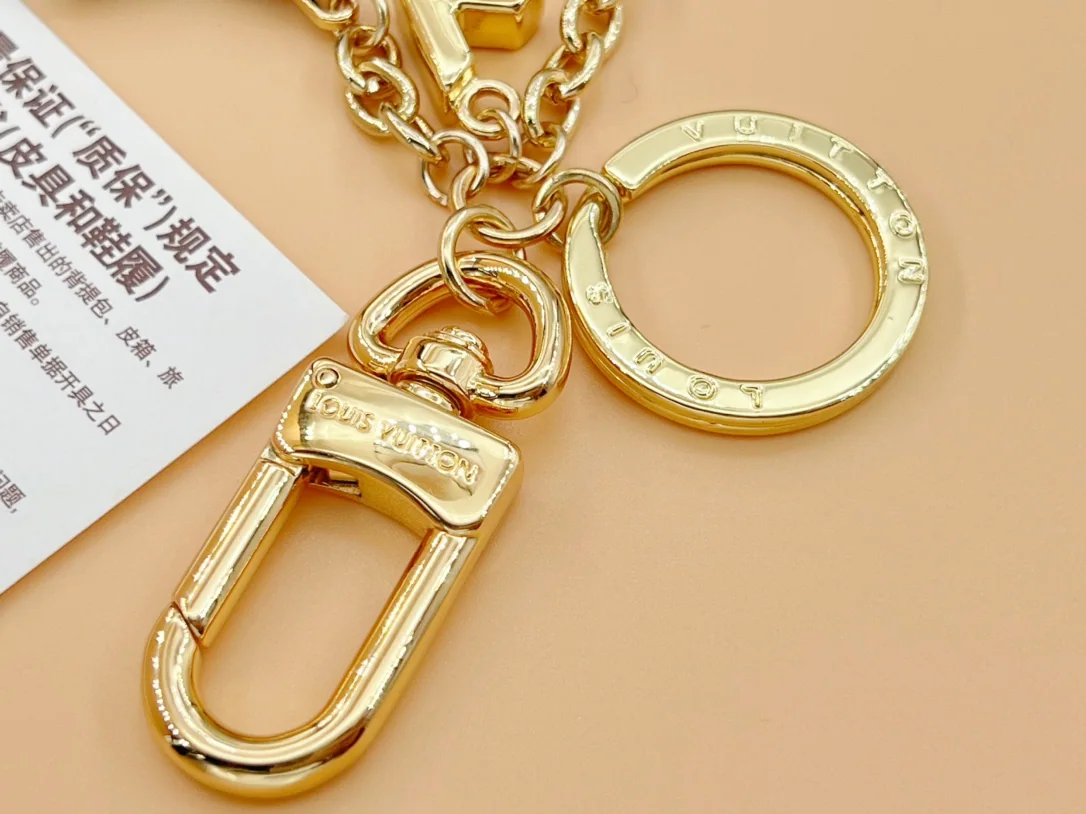 루이비통 모노그램 플라워 코팅 캔버스 키링 상세 이미지 6