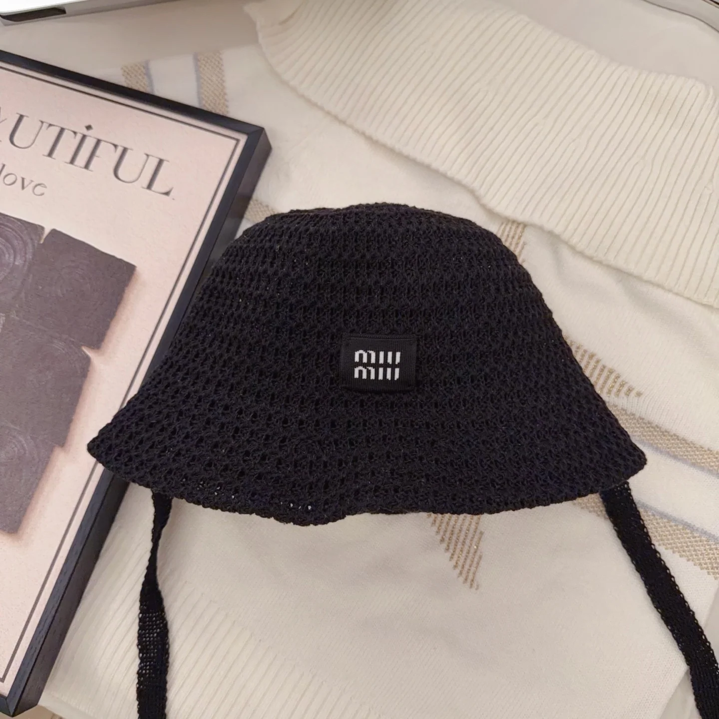 미우미우 모자 80854 Miu Miu Cap 상세 이미지 5