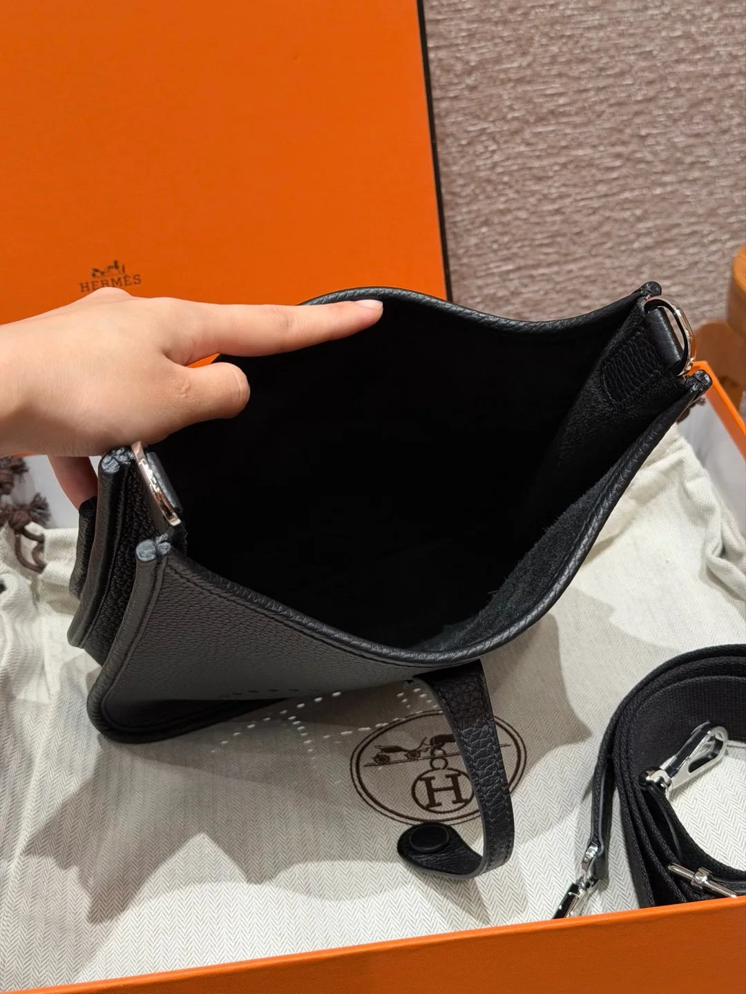 에르메스 에블린 23 cm 가방 상세 이미지 6