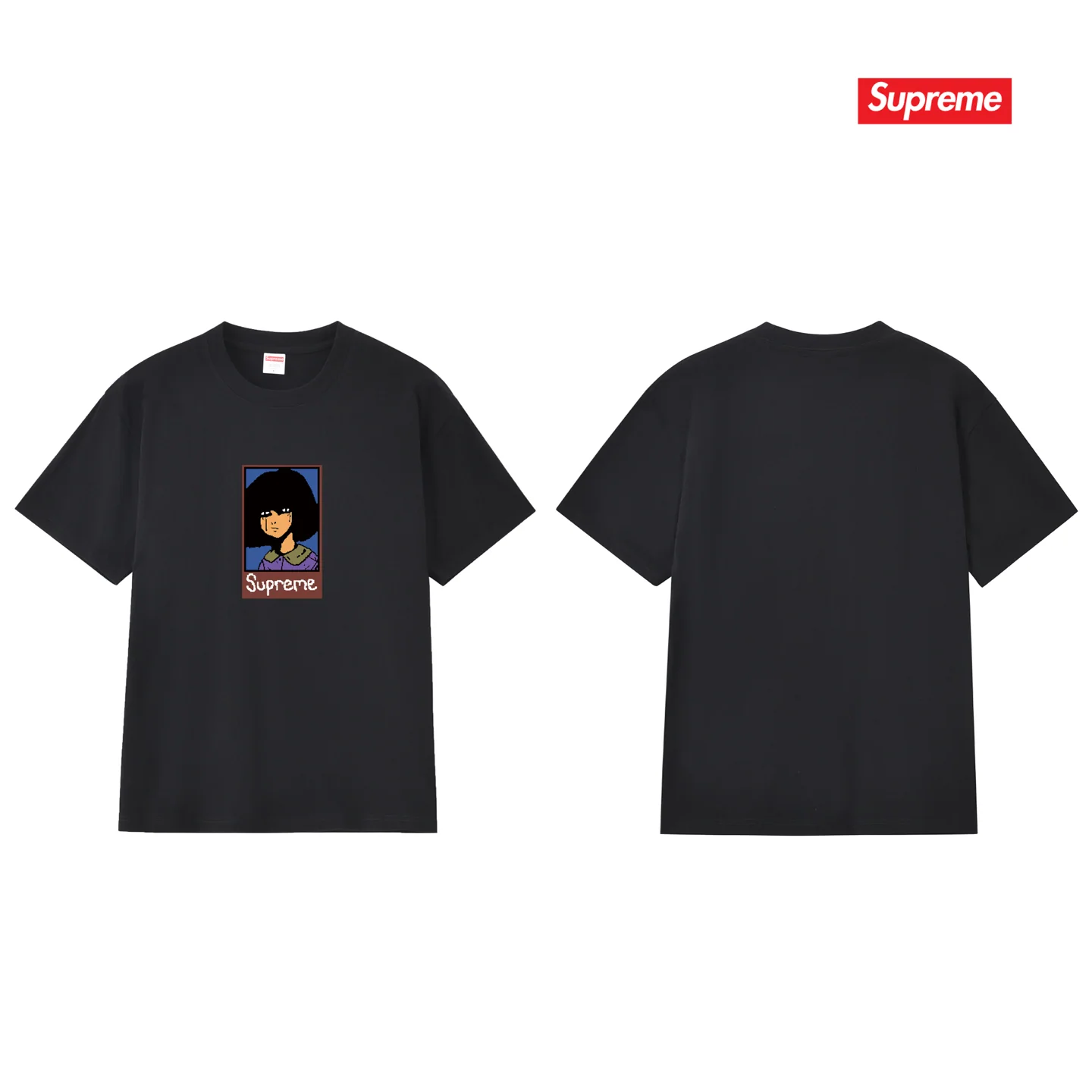 슈프림 Sad Mood 크루넥 남성 반팔 티셔츠 상세 이미지 2