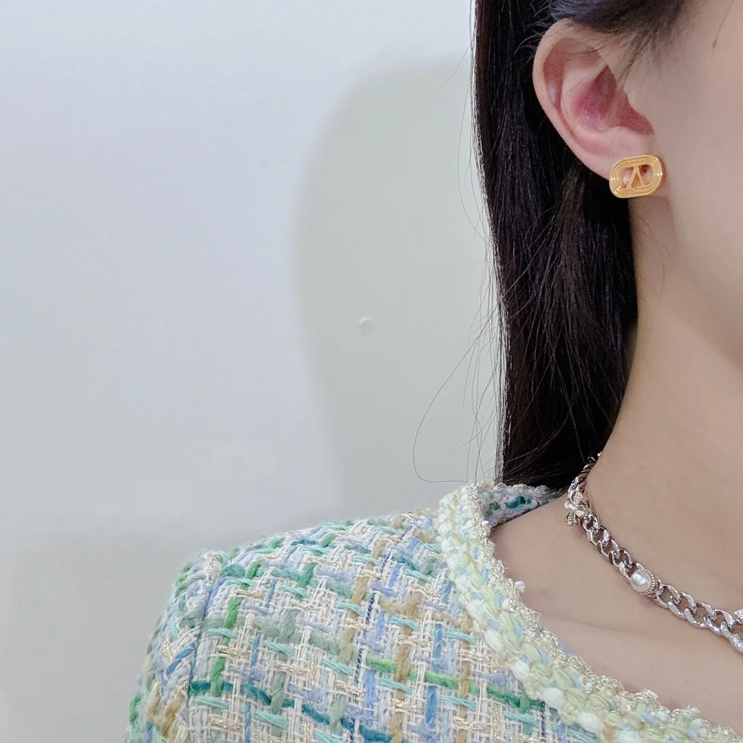 발렌티노 그린 컬러 귀걸이 상세 이미지 1