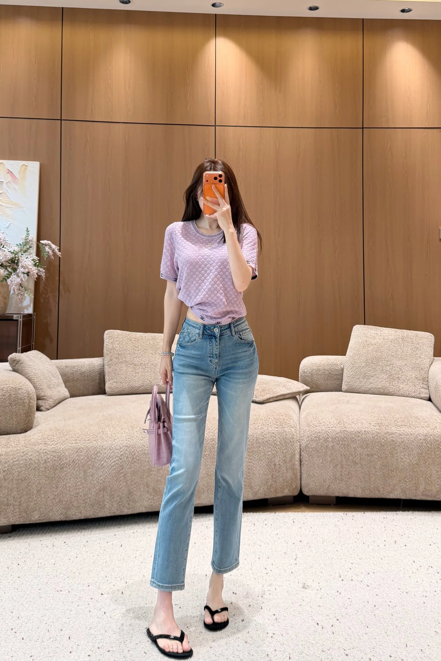 샤넬 여성 반팔 티셔츠 상세 이미지 1