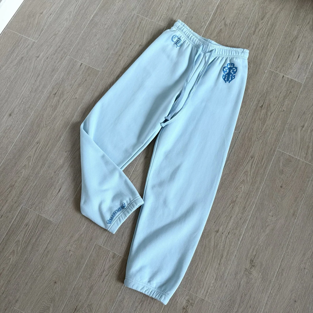 크롬하츠 블루 경량 플리스 여성 바지 상세 이미지 2