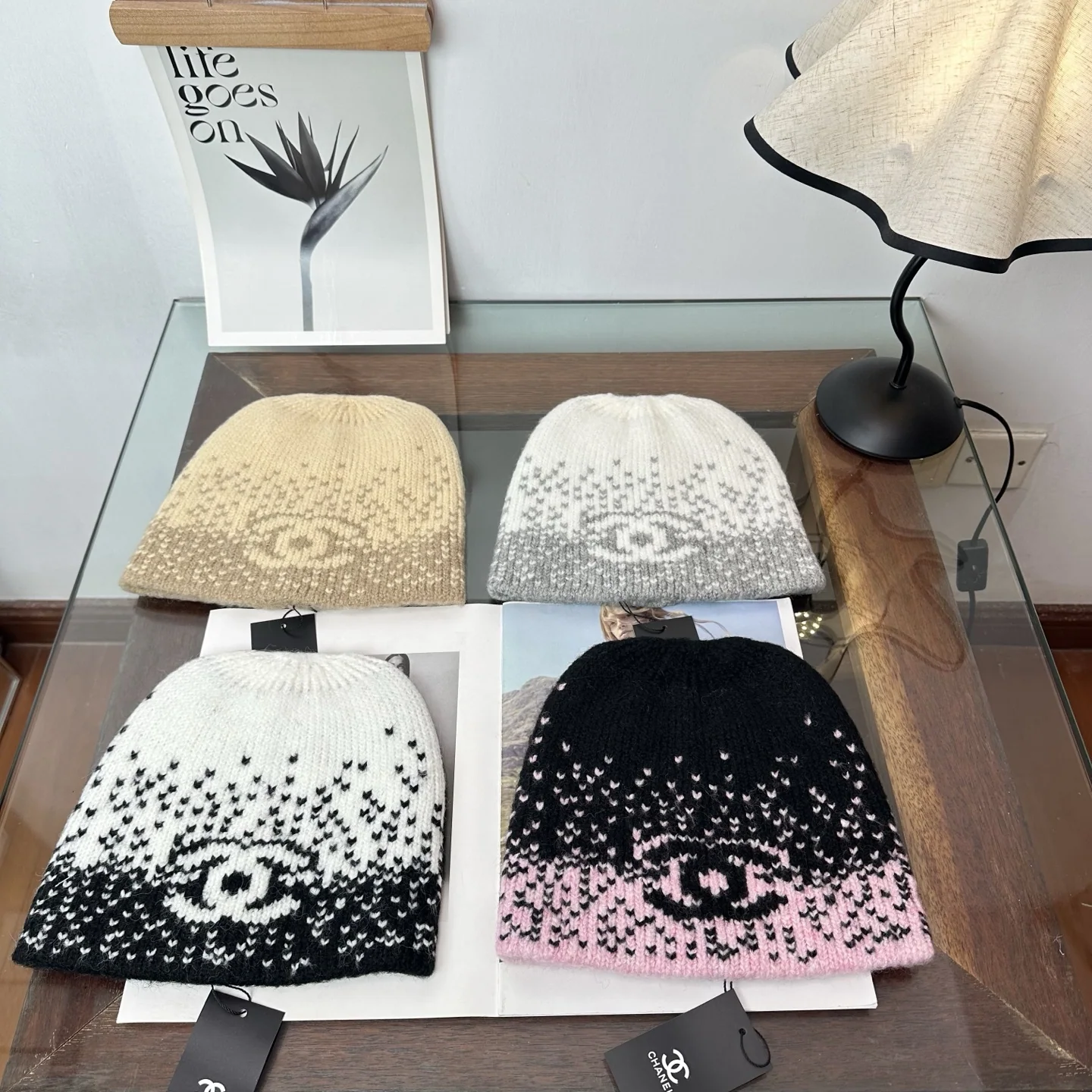 샤넬 니트 비니 모자 상세 이미지 2