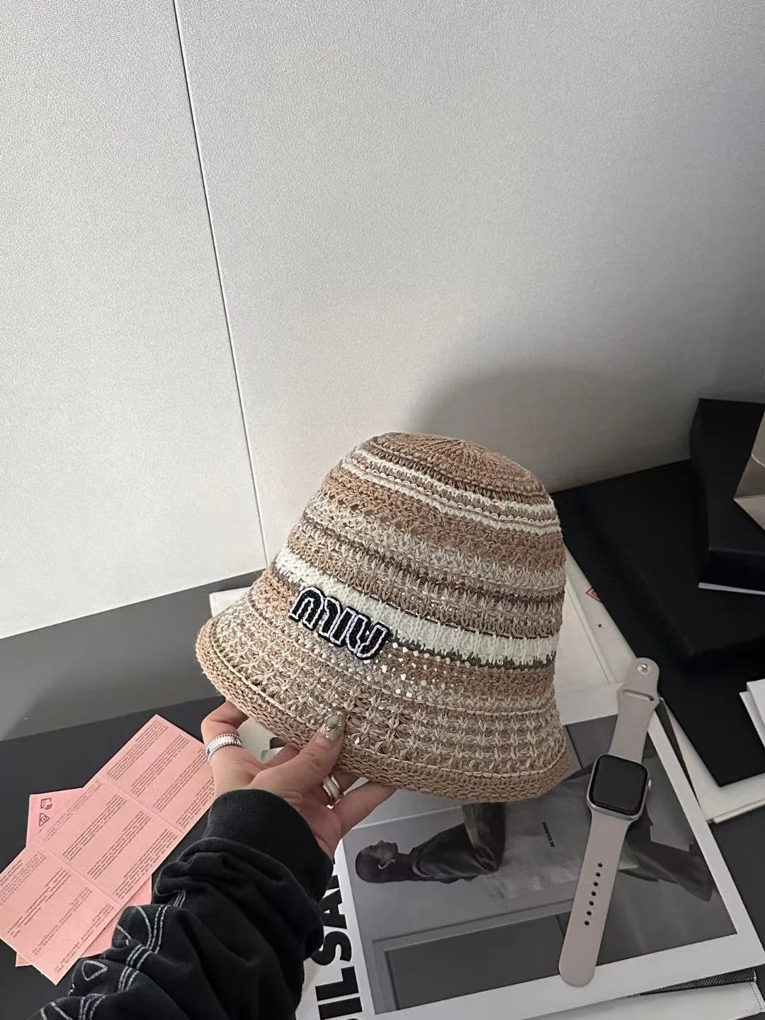 미우미우 모자 80950 Miu Miu Cap 상세 이미지 6