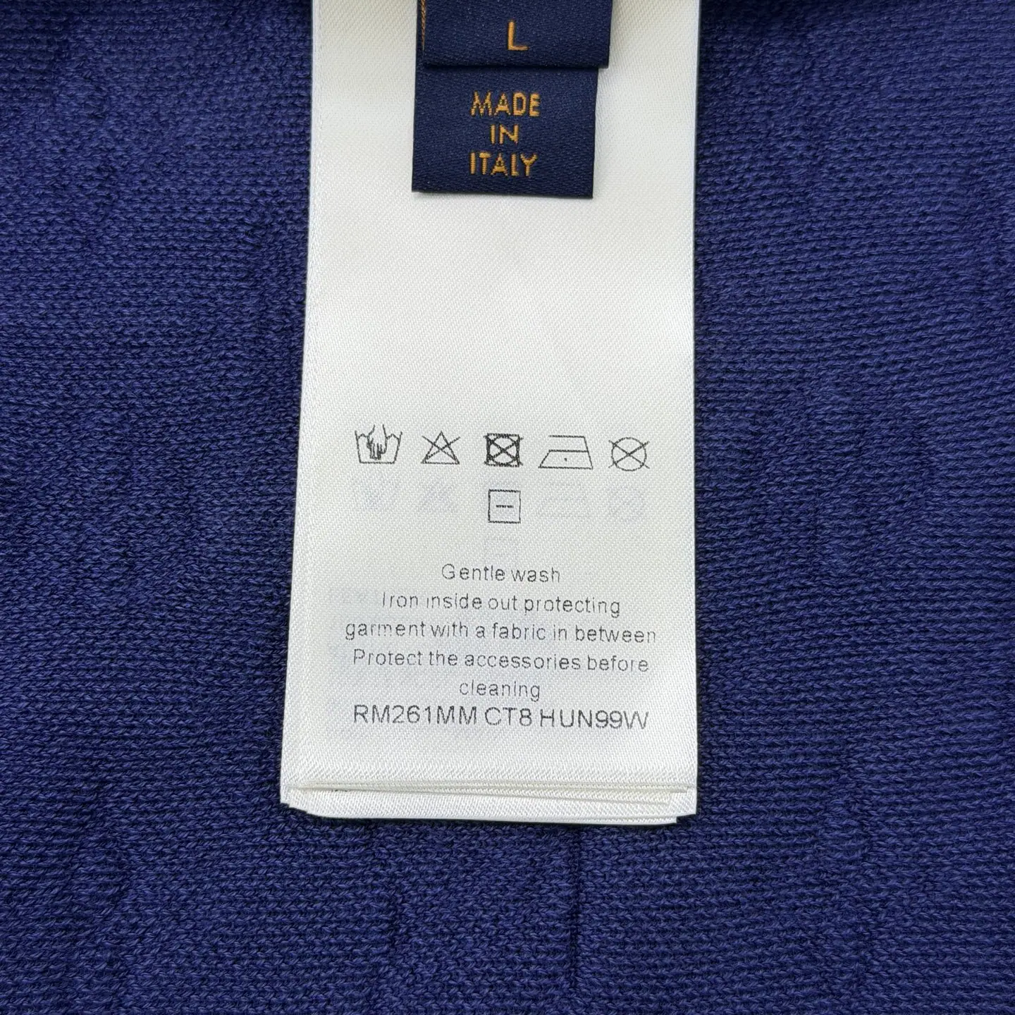 루이비통 크루넥 프린트 반팔 티셔츠 상세 이미지 9