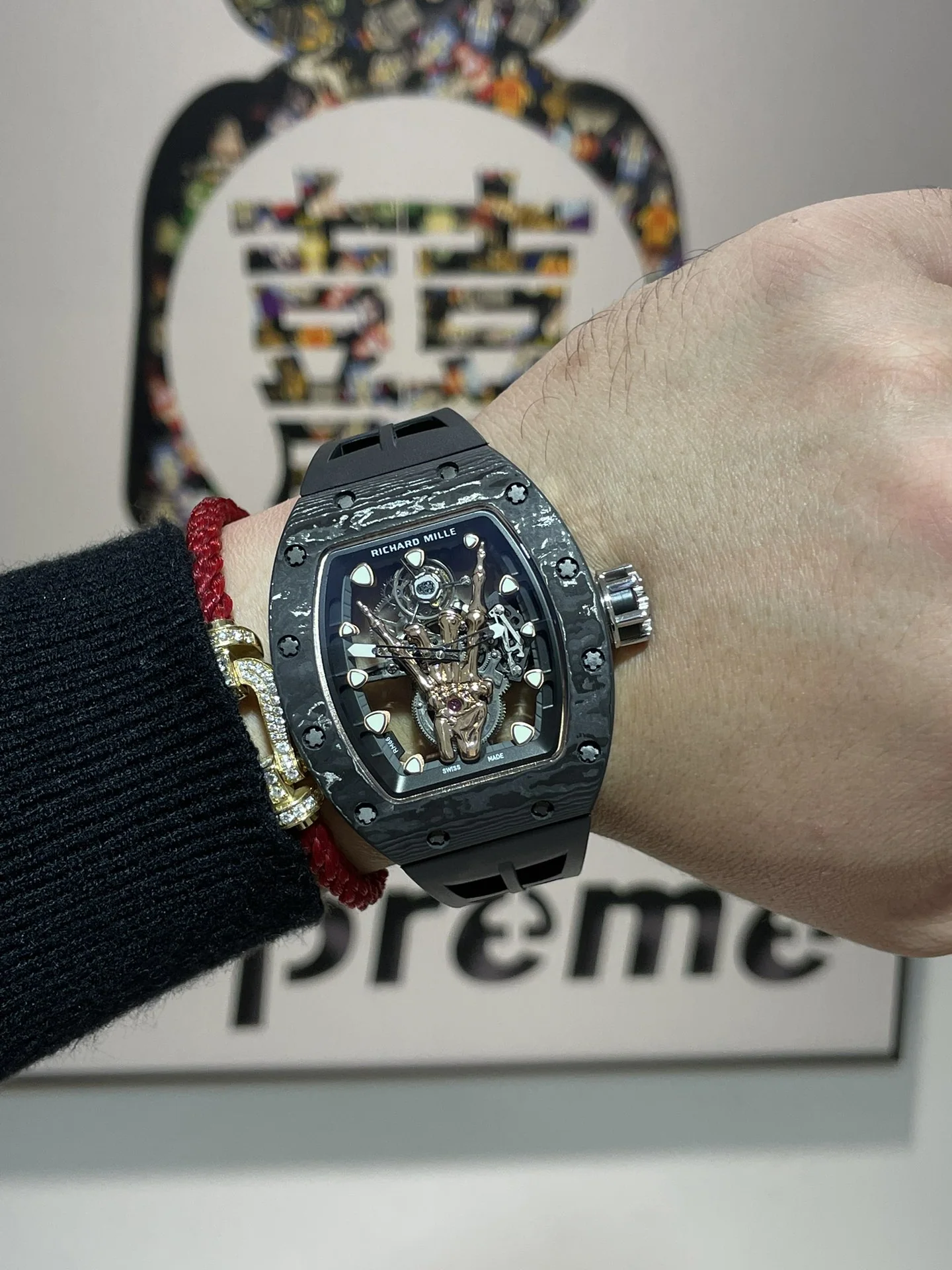 리차드밀 RM066 투르비용 NTPT 카본 TPT 카본 남성 시계 레플리카 44894 Richard Mille 상세 이미지 12