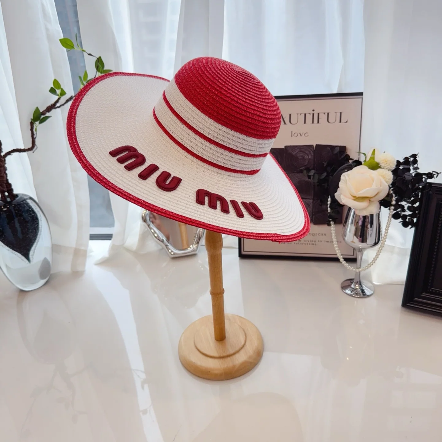 미우미우 모자 80951 Miu Miu Cap 상세 이미지 3
