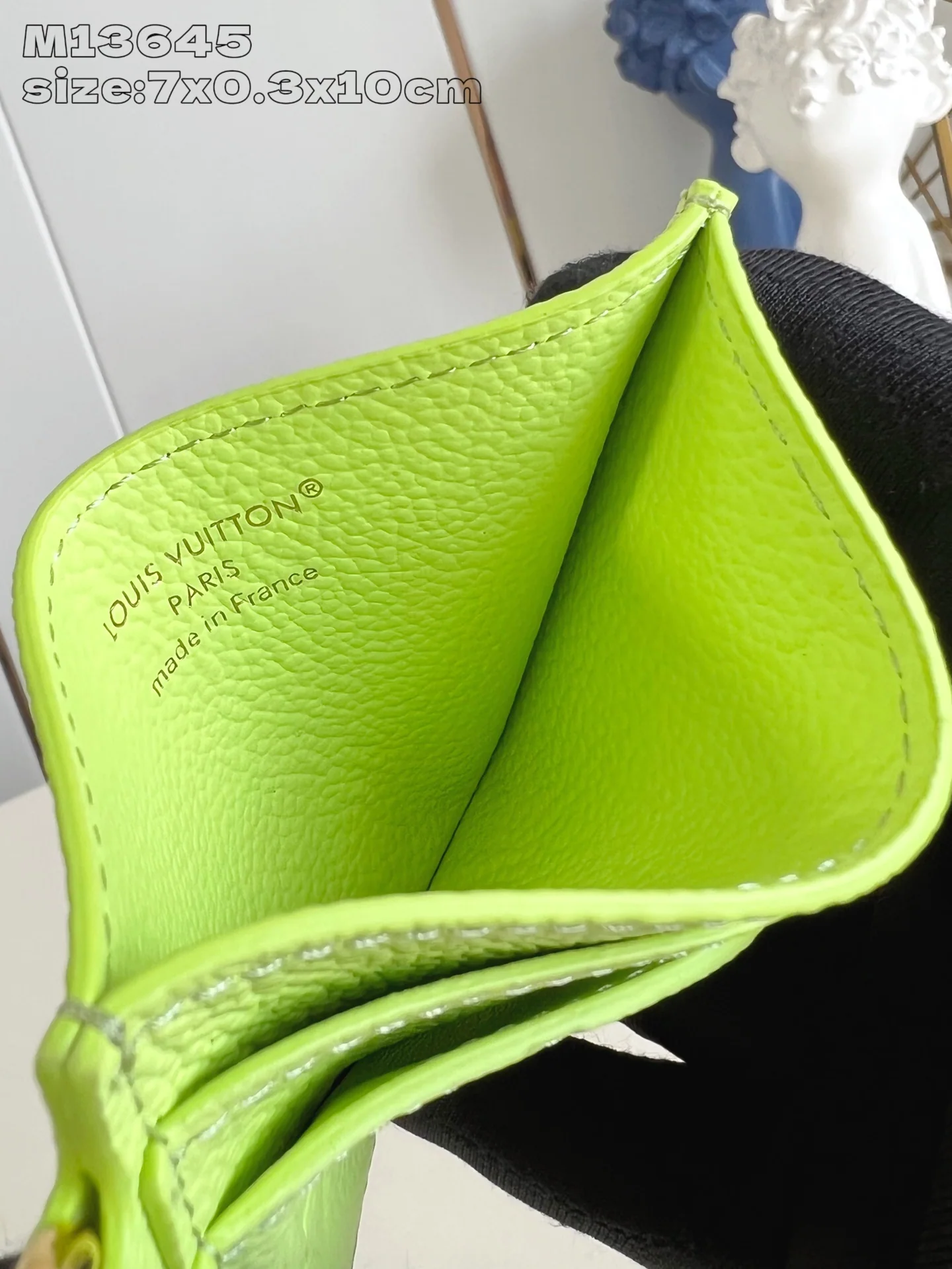 루이비통 LV 참 카드 홀더 그린 가방 M13645 상세 이미지 6