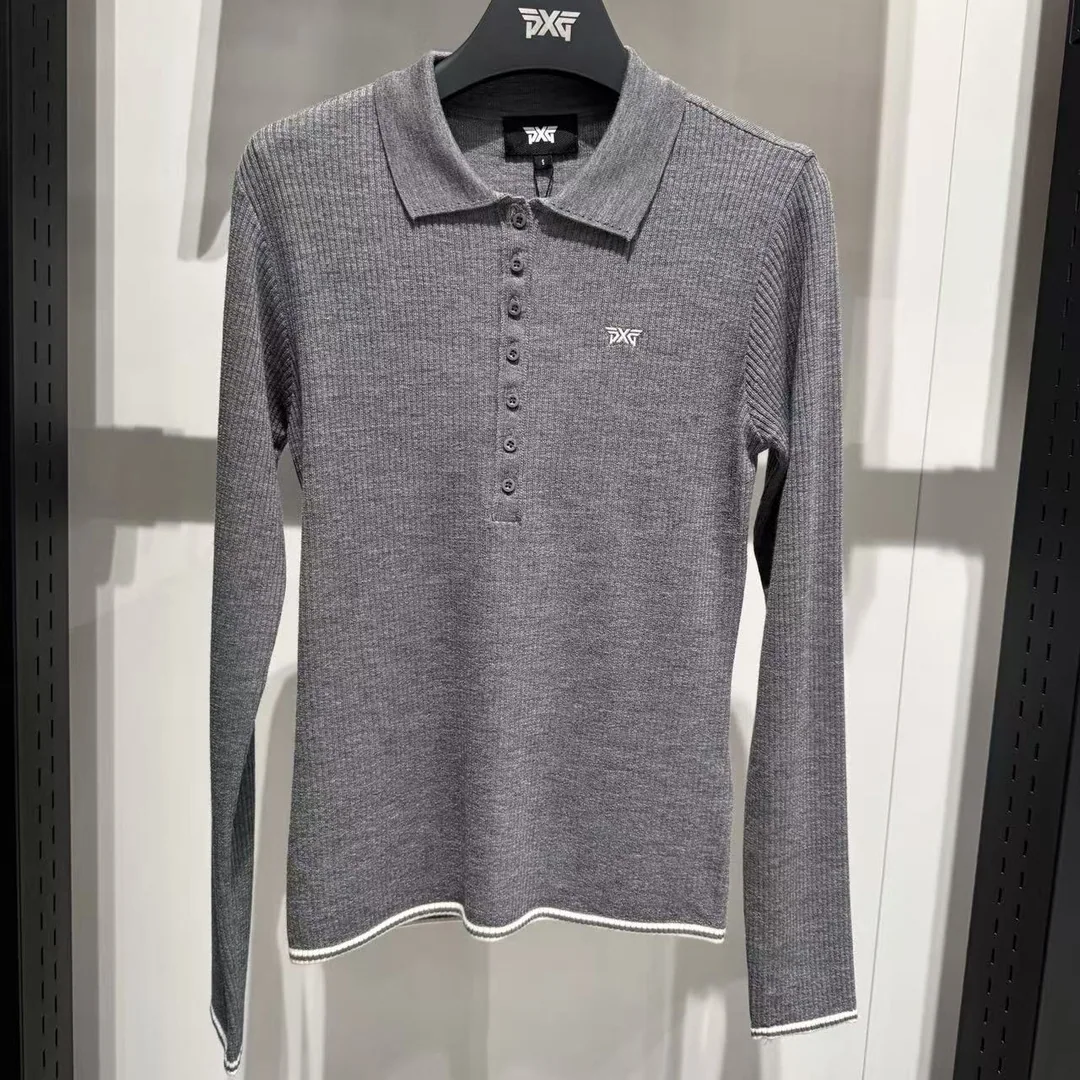 PXG 여성 니트 긴소매 탑 상세 이미지 5