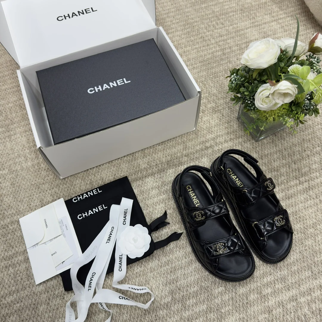 샤넬 24 더블 C 벨크로 캐주얼 샌들 상세 이미지 1