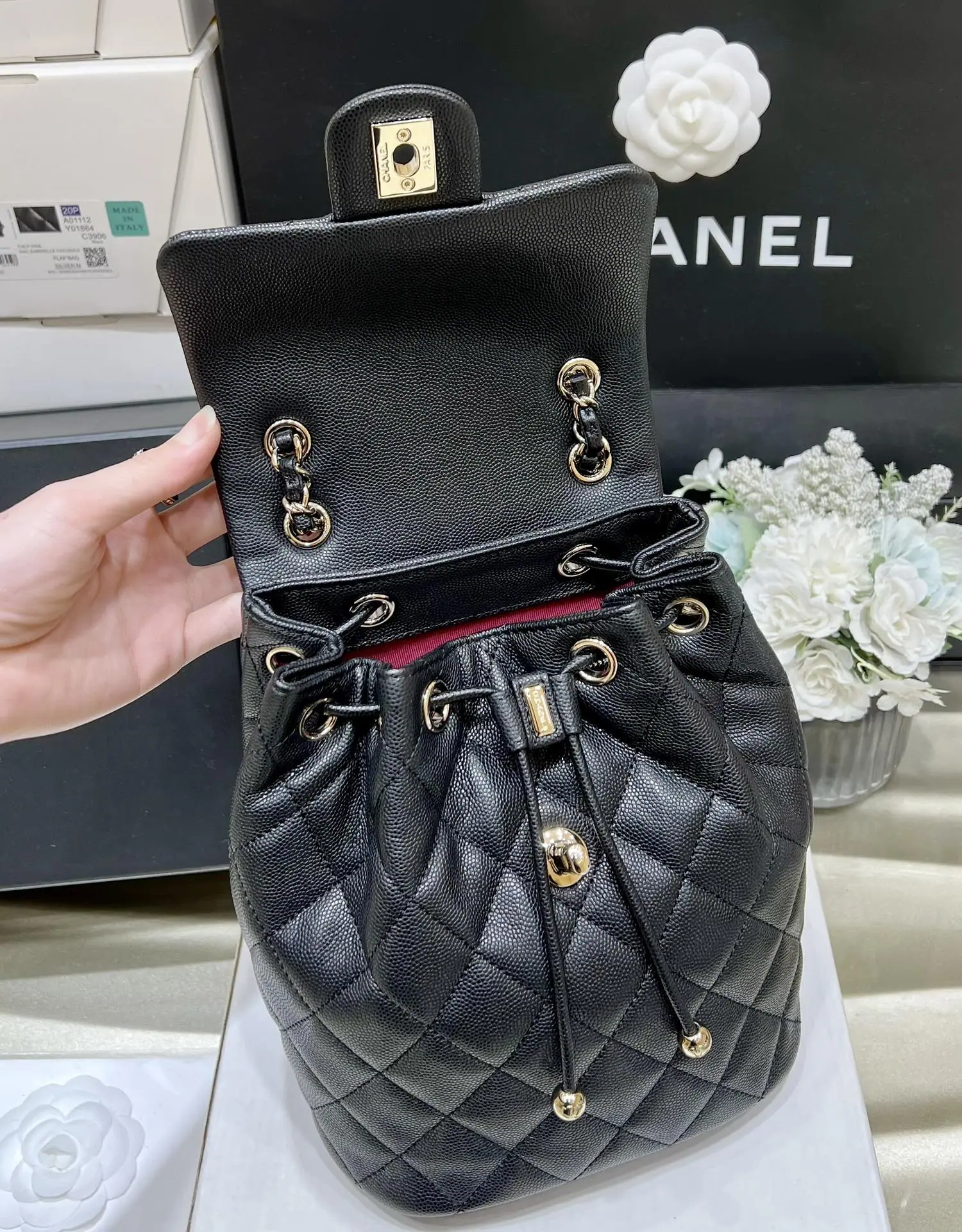 샤넬 잘츠부르크 더블 백팩 AS4058 상세 이미지 4