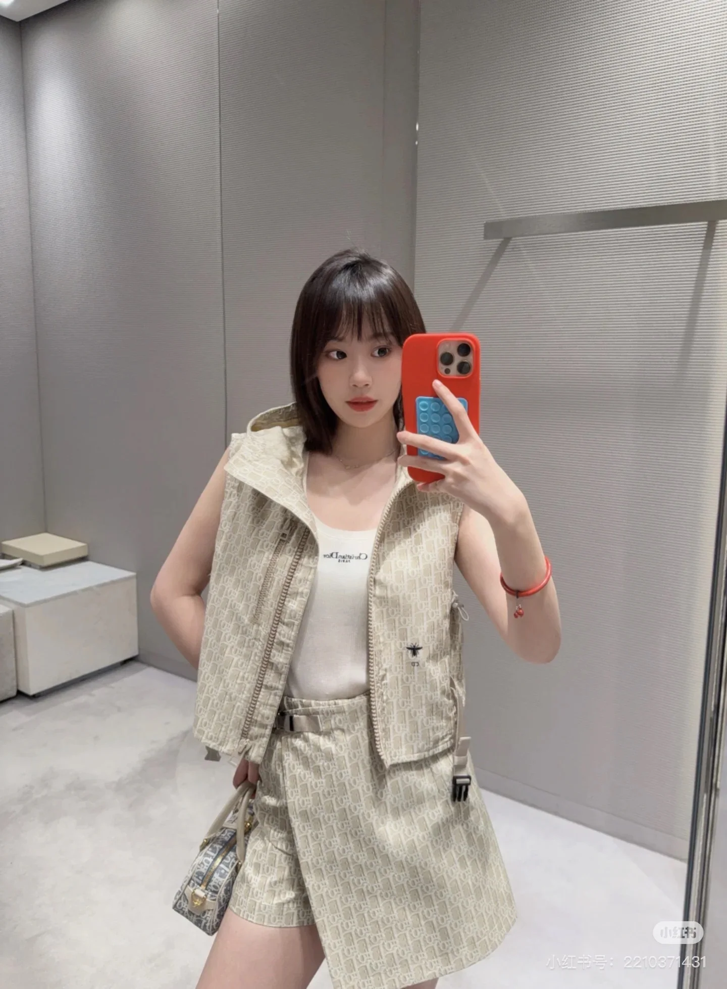 디올 모노그램 골드 자카드 여성 자켓 25 SS 상세 이미지 1