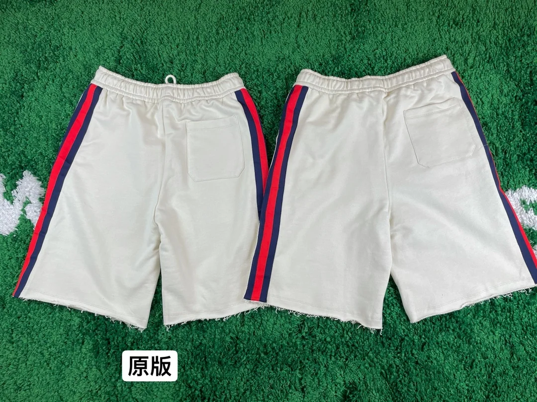 구찌 프린트 린넨 코튼 남성 반바지 4483 상세 이미지 2