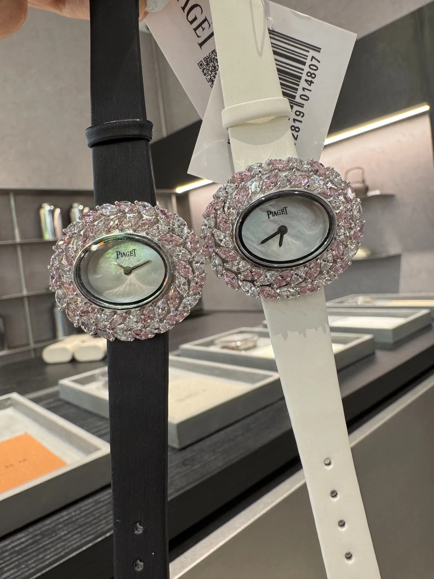 피아제 하이주얼리 18 K 골드 마퀴즈 다이아 여성 시계 레플리카 45394 Piaget 상세 이미지 3