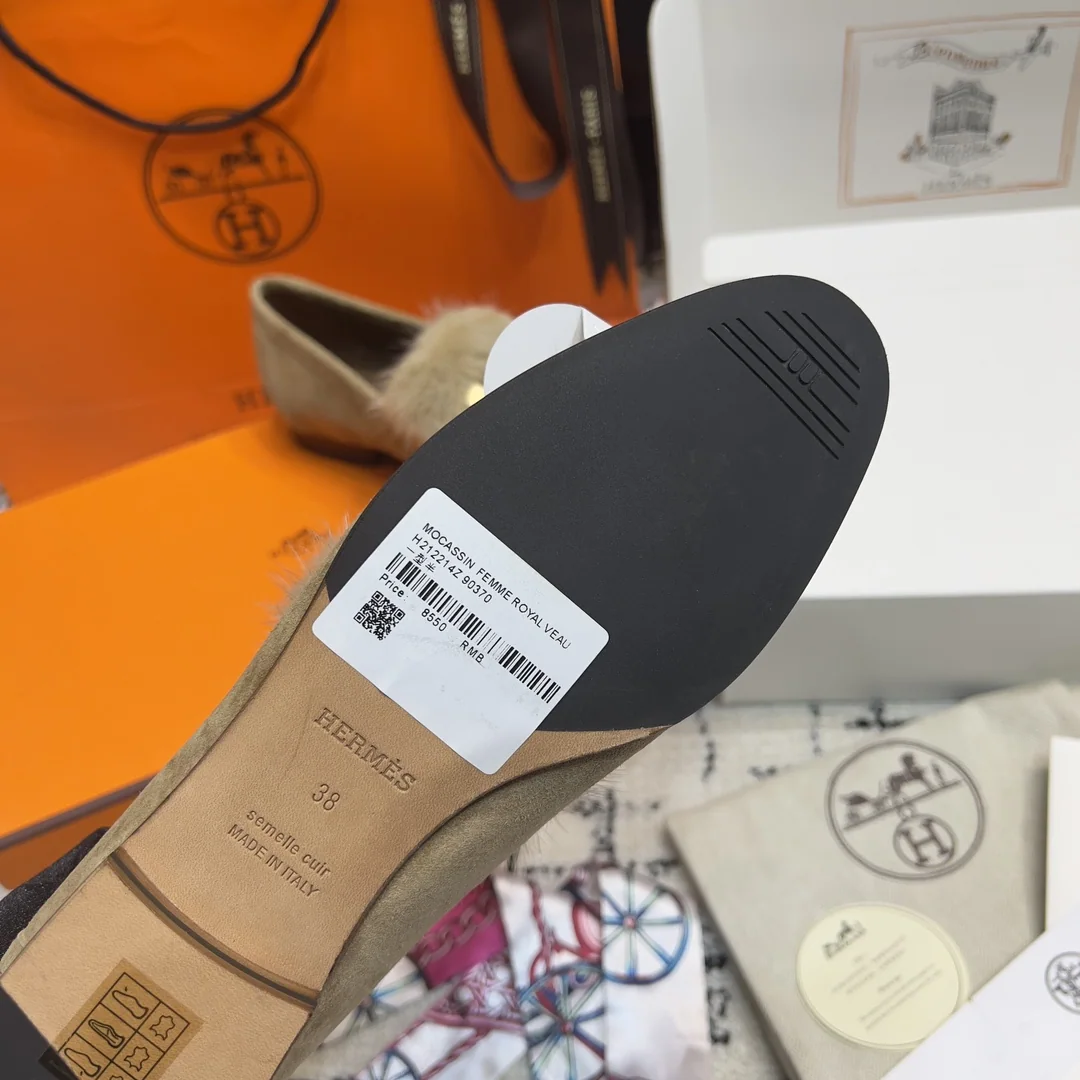 에르메스 밍크 퍼 로퍼 상세 이미지 9