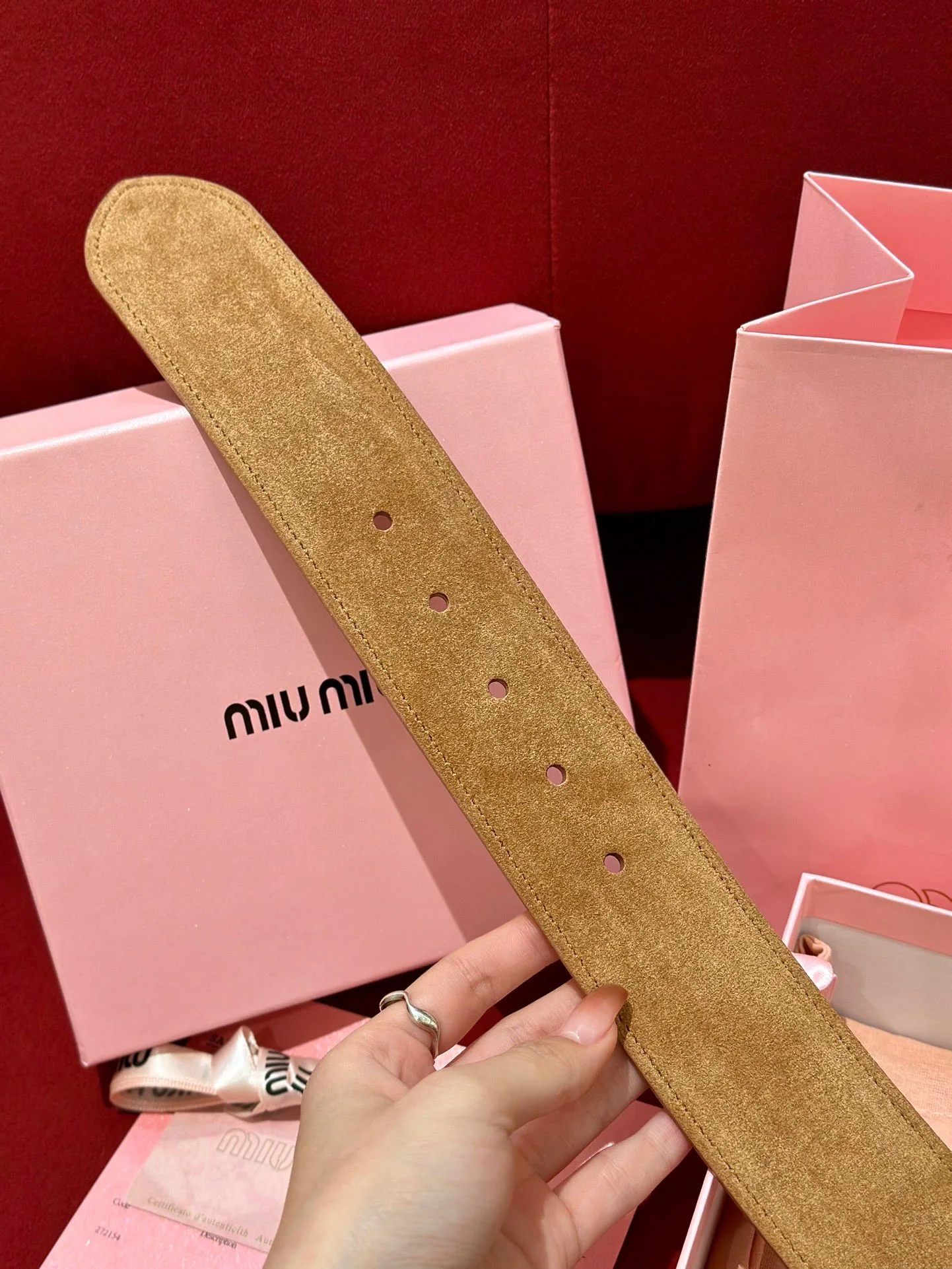미우미우 벨트 57835 Miu Miu Belt 상세 이미지 5