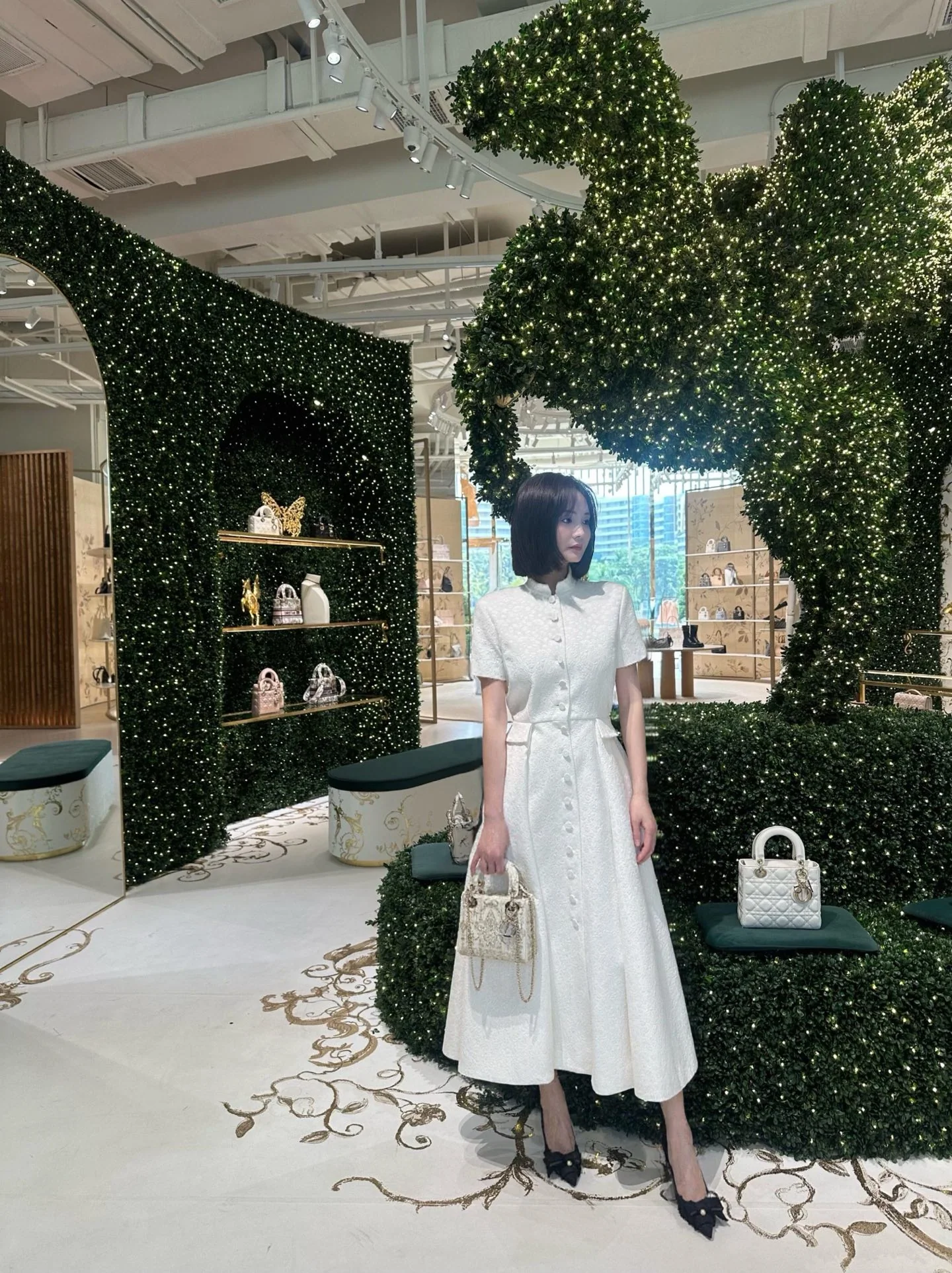 디올 2025 FW 여성 원피스 상세 이미지 4