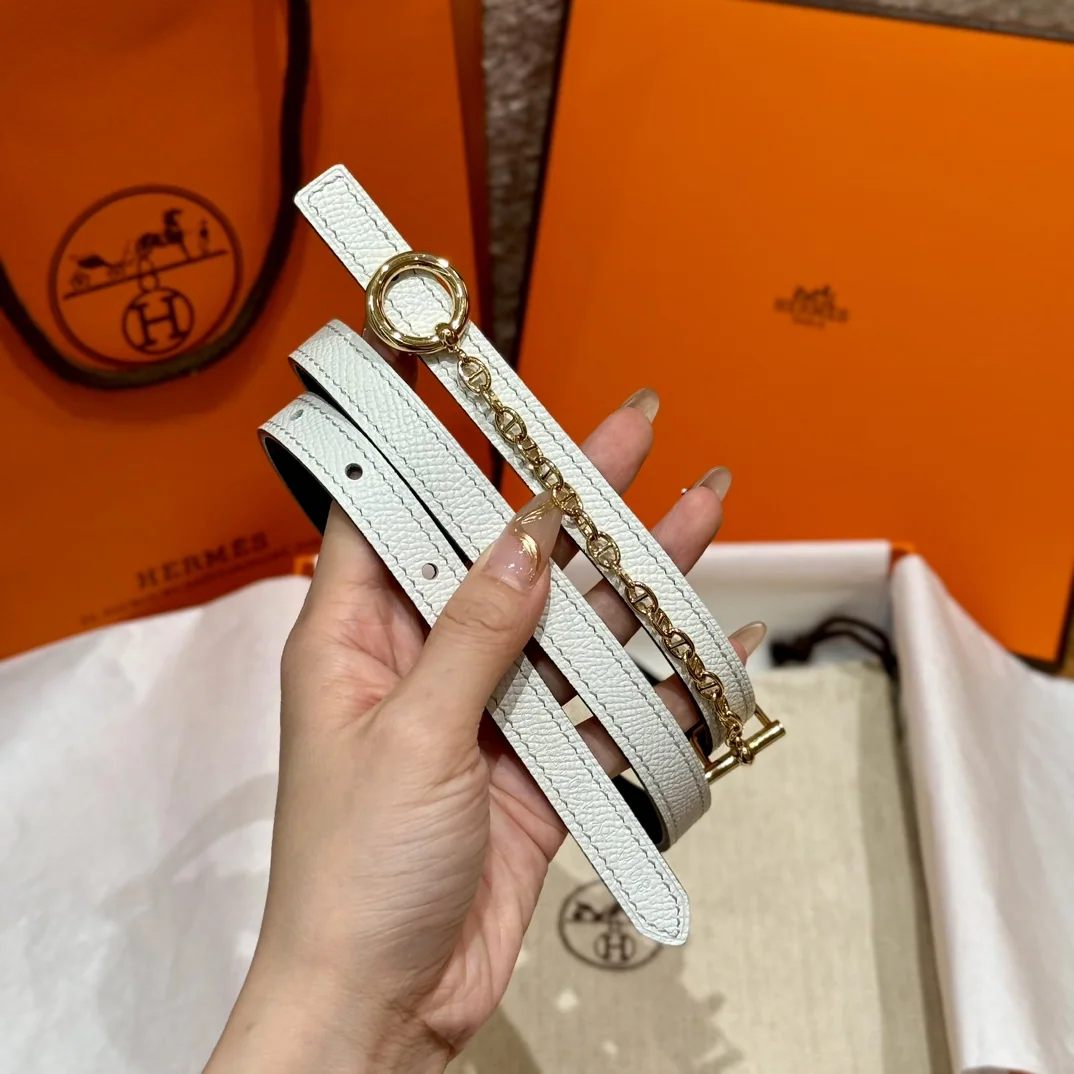 에르메스 팔라듐 메탈 체인 잠금 벨트 상세 이미지 2