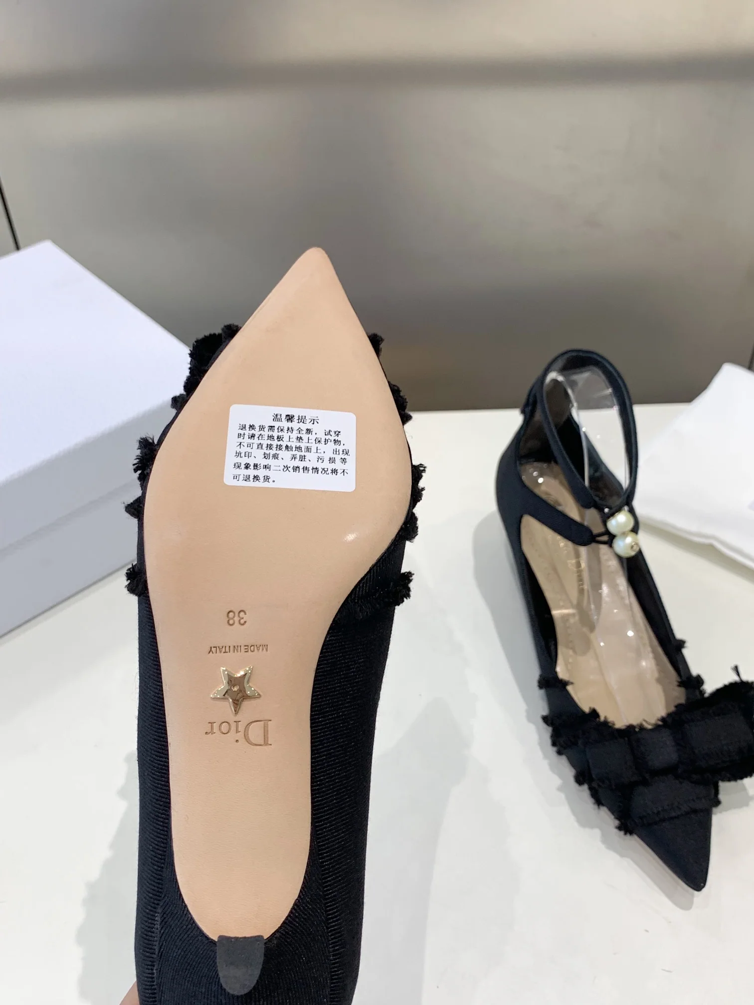 디올 진주 리본 키튼힐 8777 상세 이미지 9