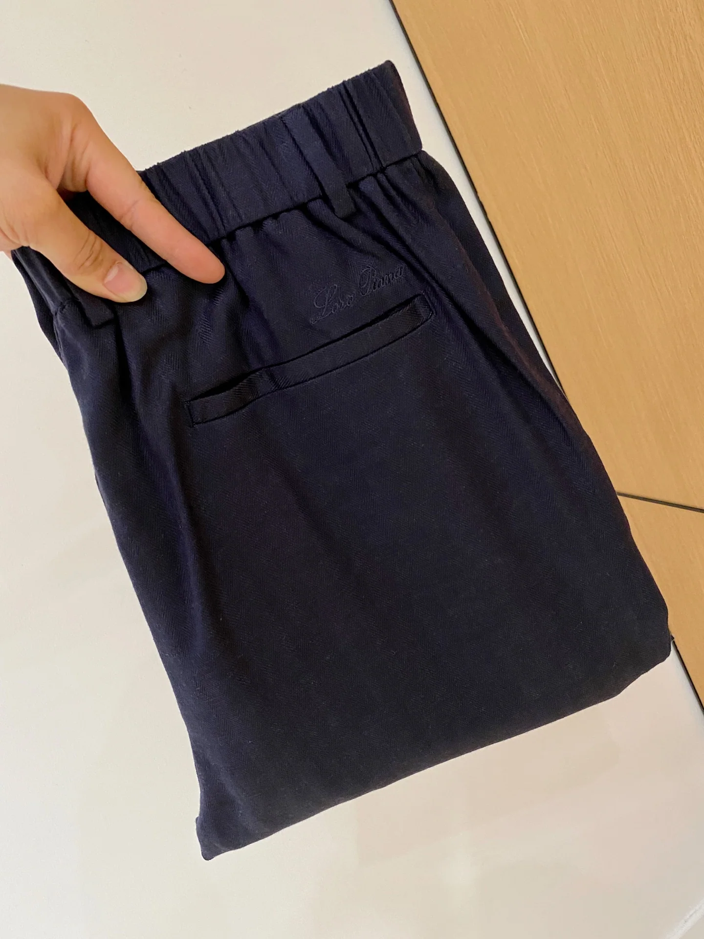 로로피아나 텐셀 린넨 남성 바지 상세 이미지 11