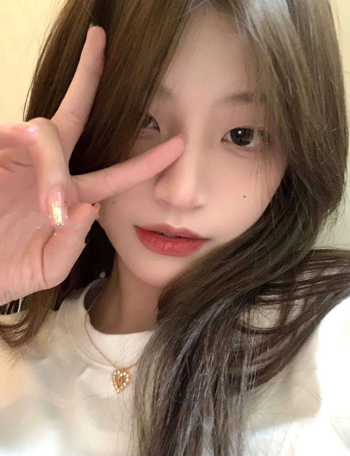 디올 하트 로고 목걸이 상세 이미지 2