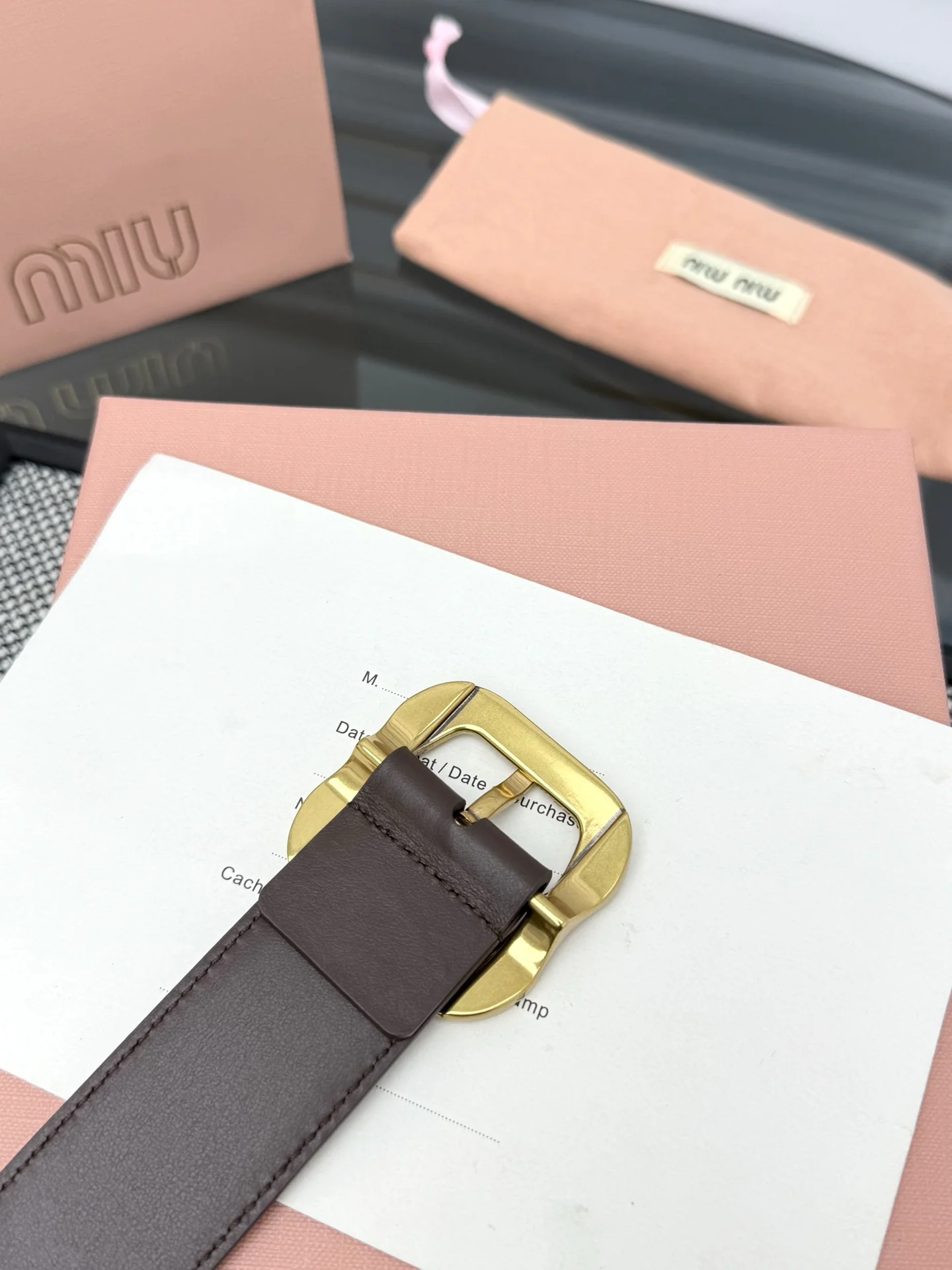 미우미우 벨트 57917 Miu Miu Belt 상세 이미지 9