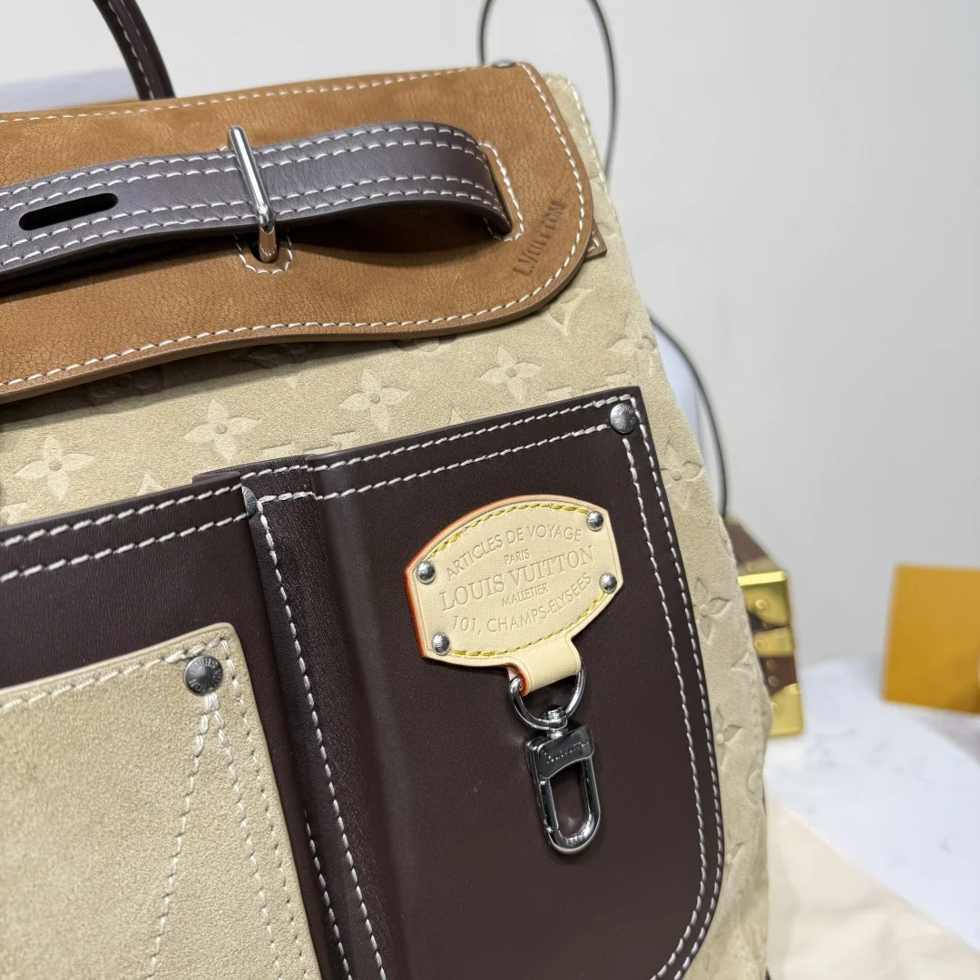 루이비통 스티머 40 스웨이드 핸드백 M26019 상세 이미지 5