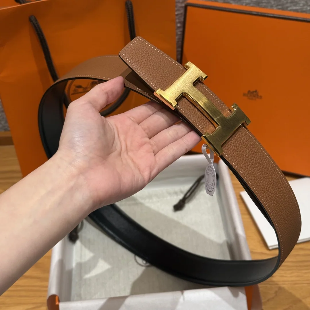 에르메스 리버시블 메탈 버클 벨트 상세 이미지 3