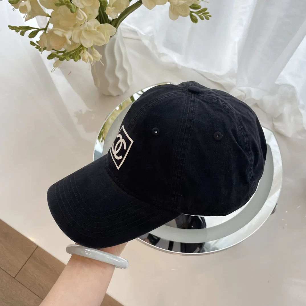 샤넬 빈티지 데미지 가공 배색 야구모자 상세 이미지 7