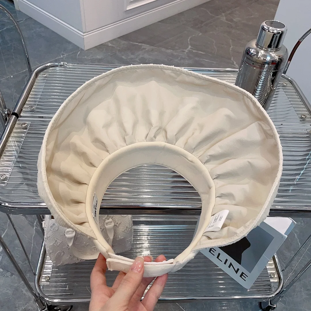 샤넬 3D 도트 접이식 바이저 모자 상세 이미지 8