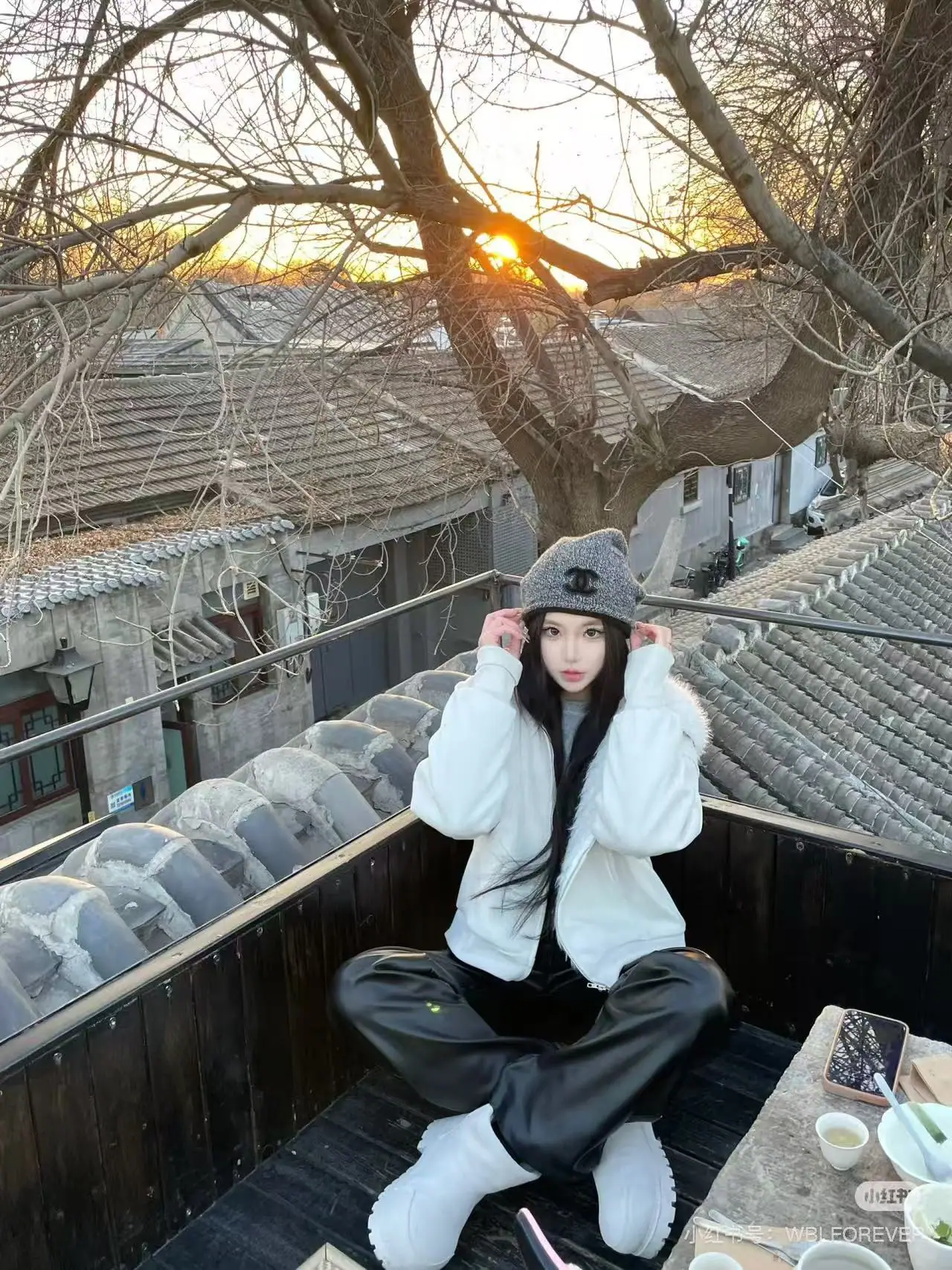 샤넬 울 슬로치 햇 모자 상세 이미지 2