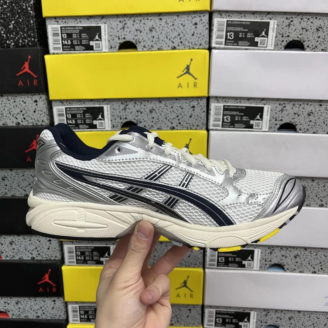 아식스 [ZC] 젤 카야노 14 1203A961-100 200323 Asics Gel-Kayano 14 JJJJound White Navy 상세 이미지 3