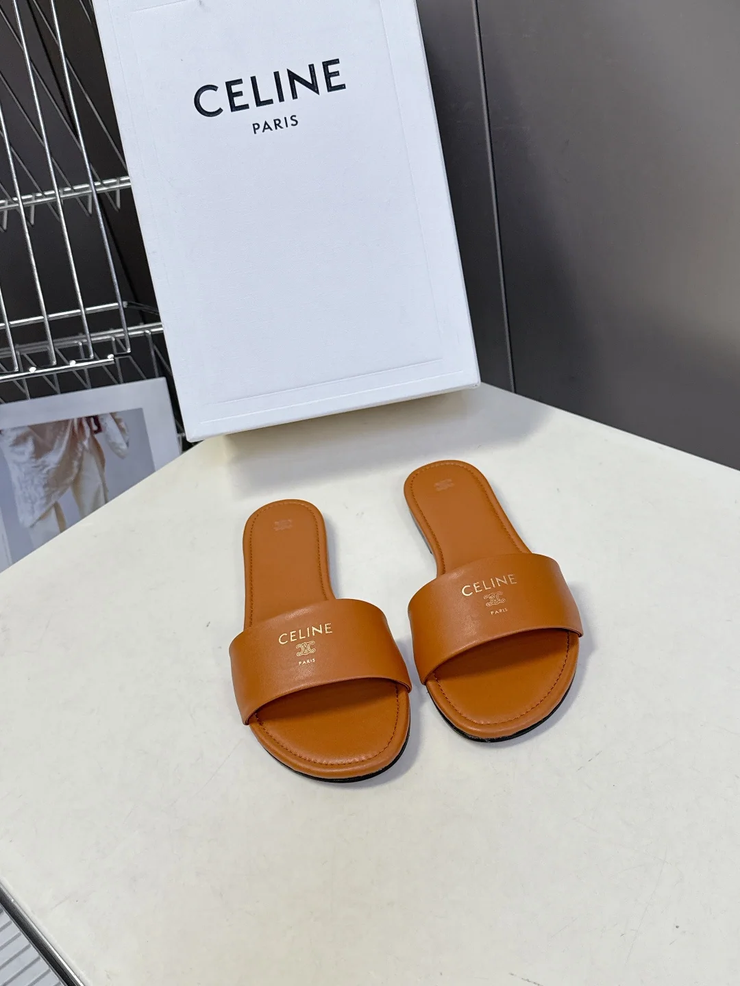 셀린느 개선문 스타일 빈티지 로마 샌들 상세 이미지 1