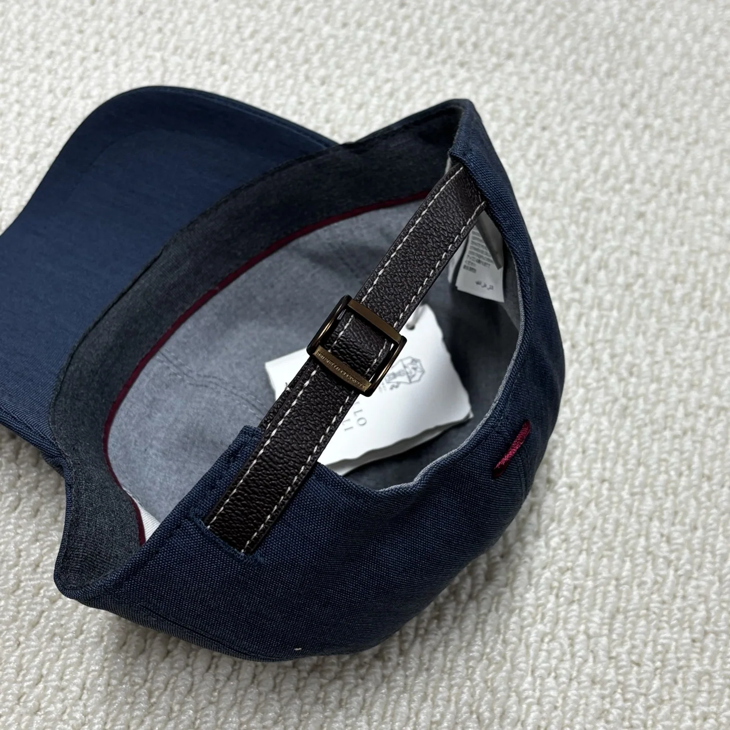 브루넬로쿠치넬리 가죽 베이스볼 캡 상세 이미지 9