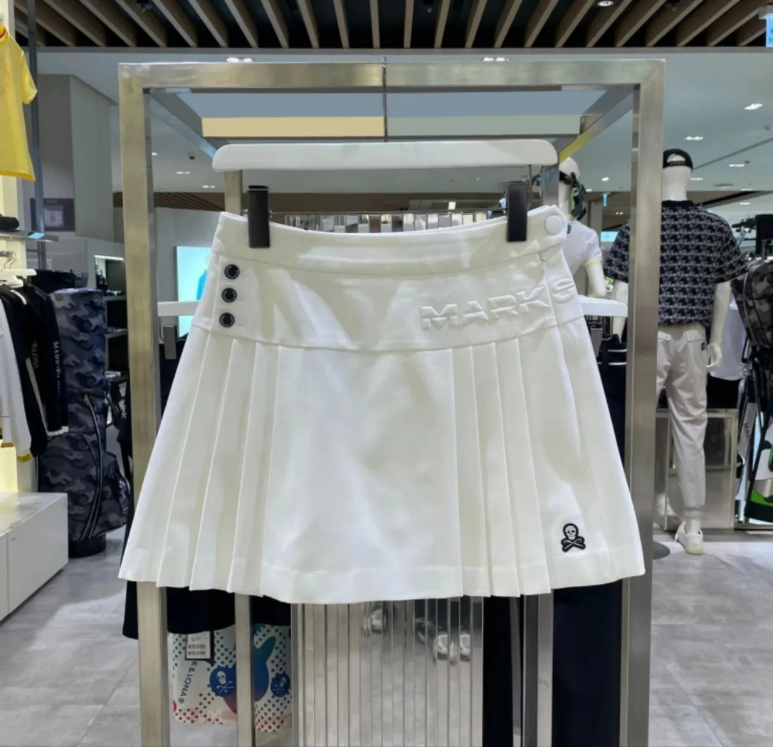 마크앤로나 여성 플리츠 골프 스커트 상세 이미지 2