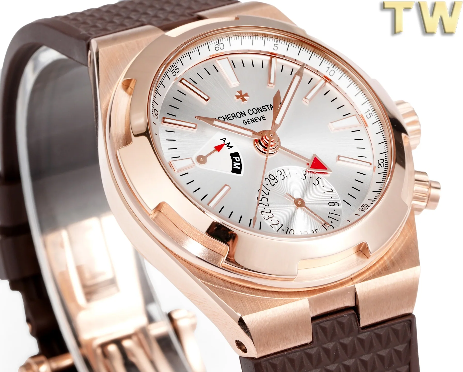 바쉐론콘스탄틴 바쉐론 콘스탄틴 오버시즈 7900 V 스틸 자동 TW 공장 레플리카 43633 Vacheron Constantin 상세 이미지 5