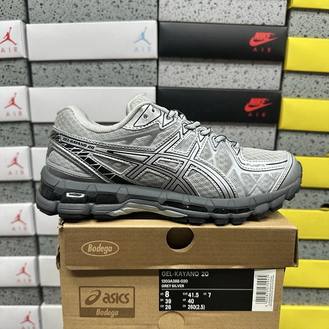 아식스 [KO] 젤 카야노 20 1203A388-020 200442 Asics Gel-Kayano 20 Gravel Pure Silver
