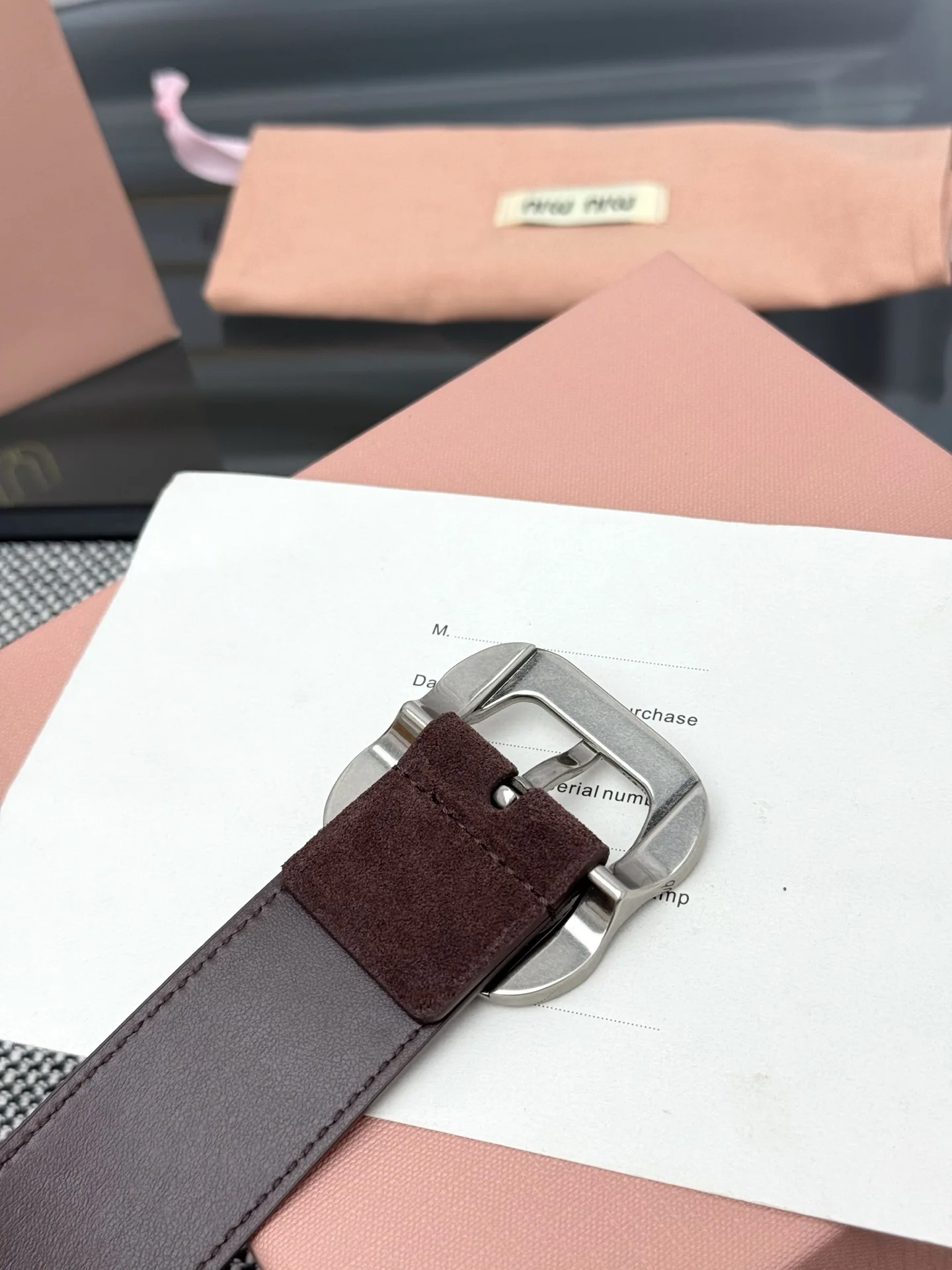 미우미우 벨트 57921 Miu Miu Belt 상세 이미지 9