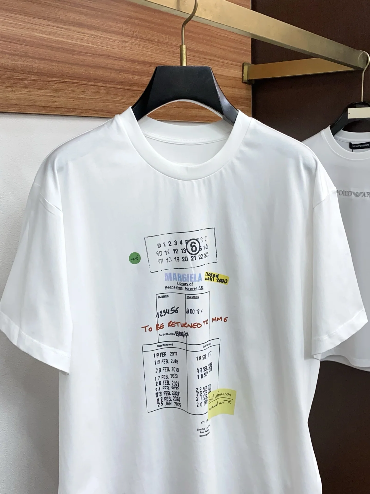 마르지엘라 남성 반팔 티셔츠 상세 이미지 2