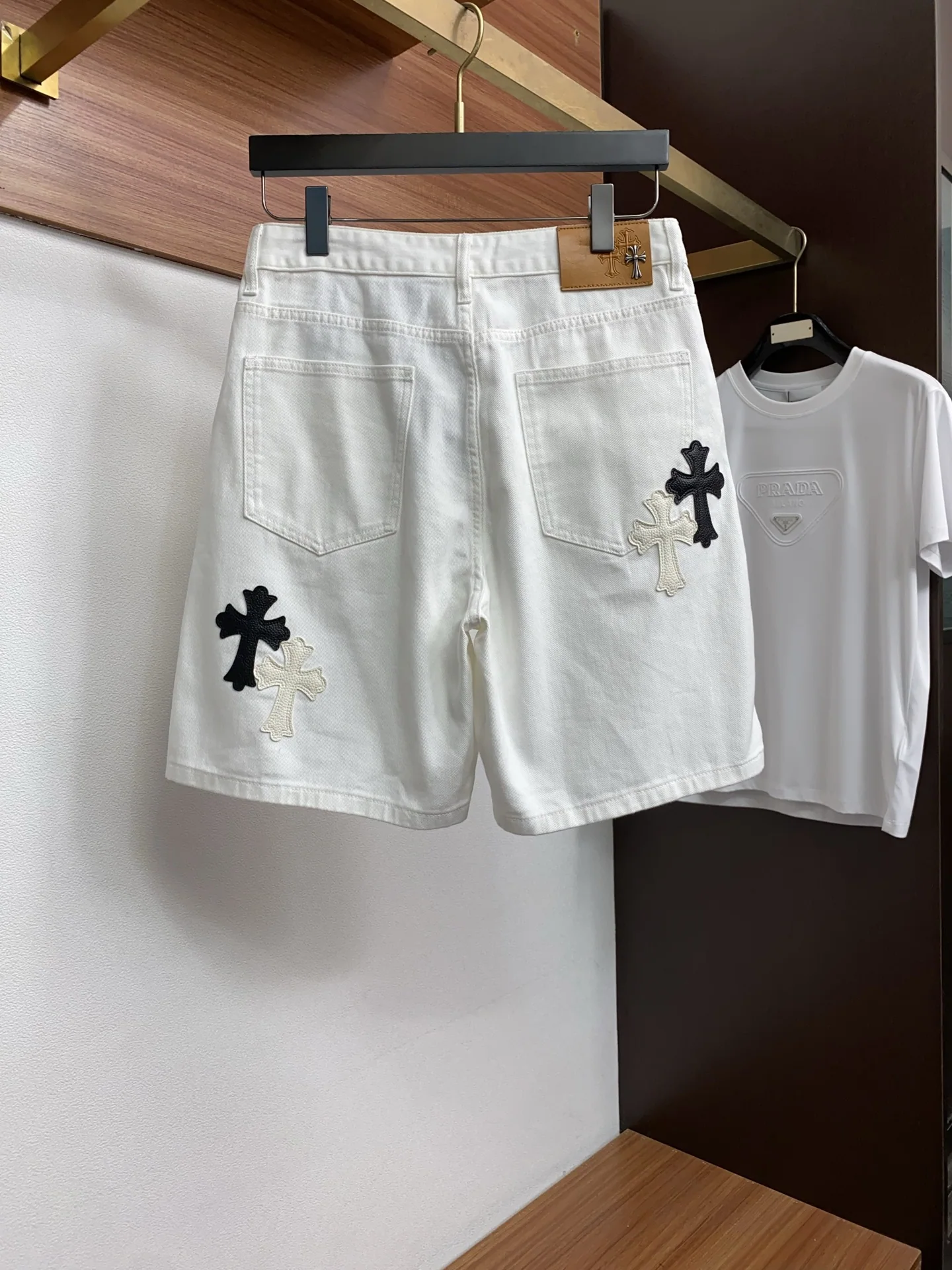 크롬하츠 데님 남성 반바지 상세 이미지 8