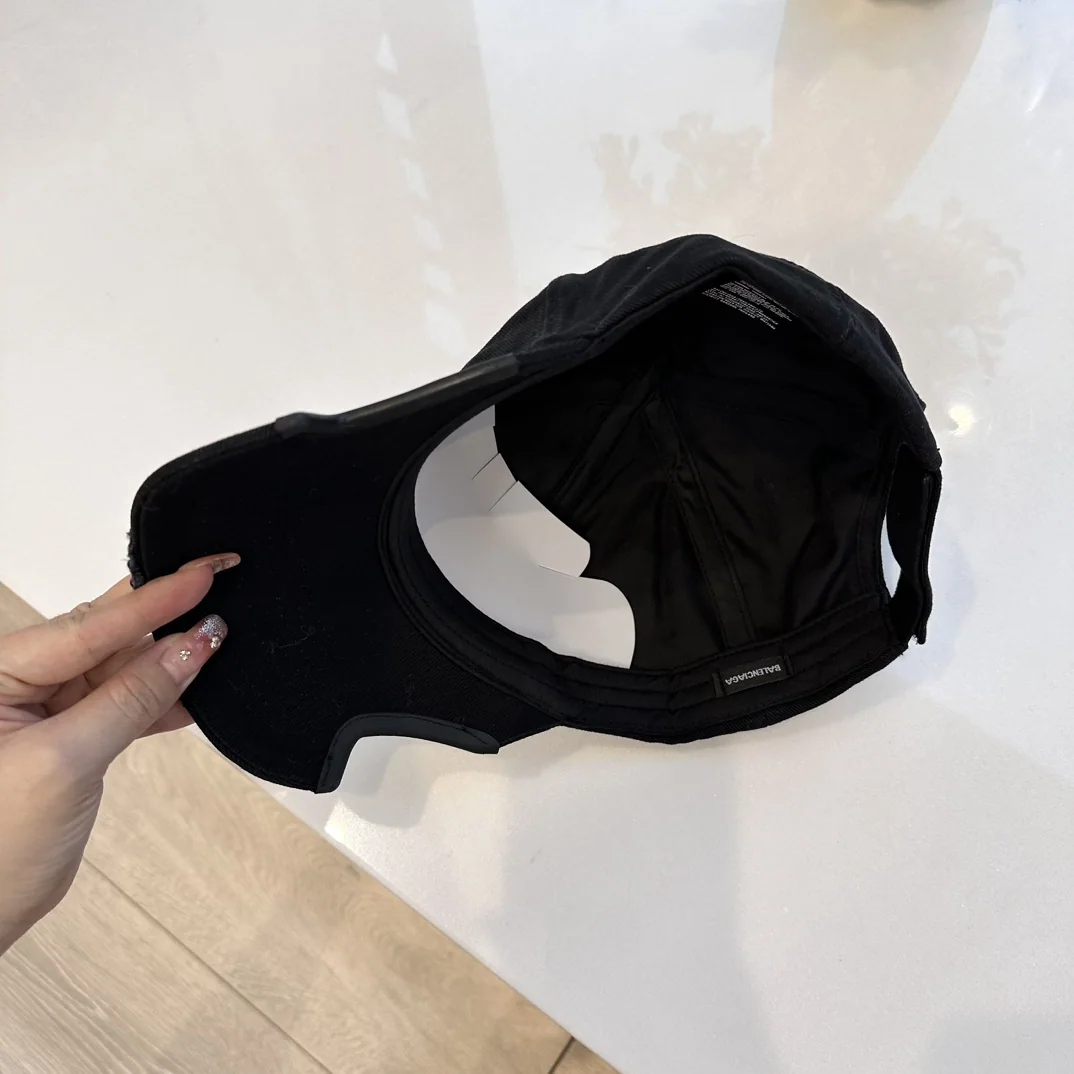 발렌시아가 절개 배색 베이스볼캡 상세 이미지 7