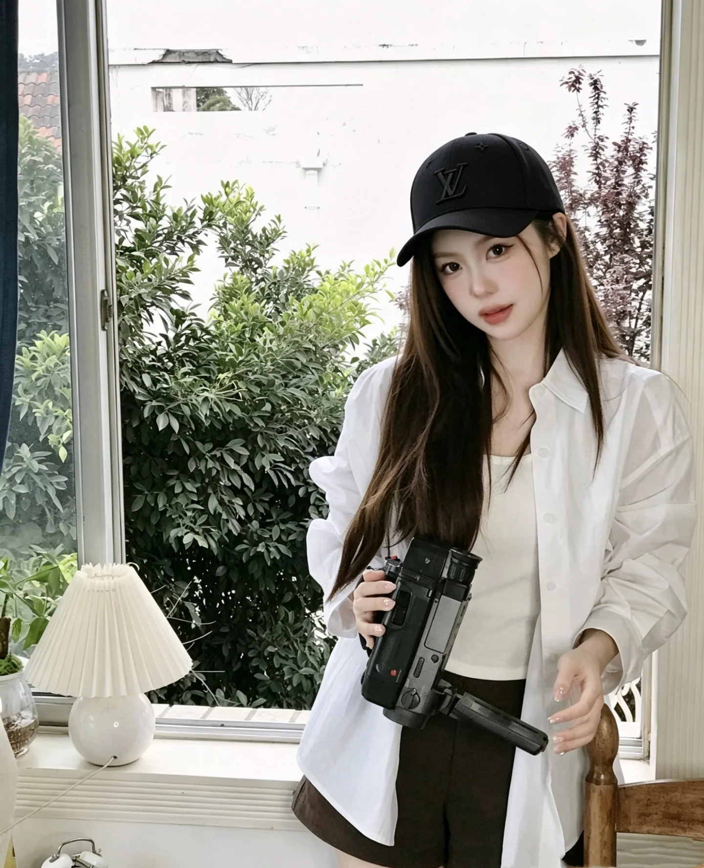 루이비통 자수 야구모자 상세 이미지 1